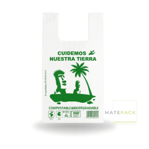 Bolsa compostable 42x50